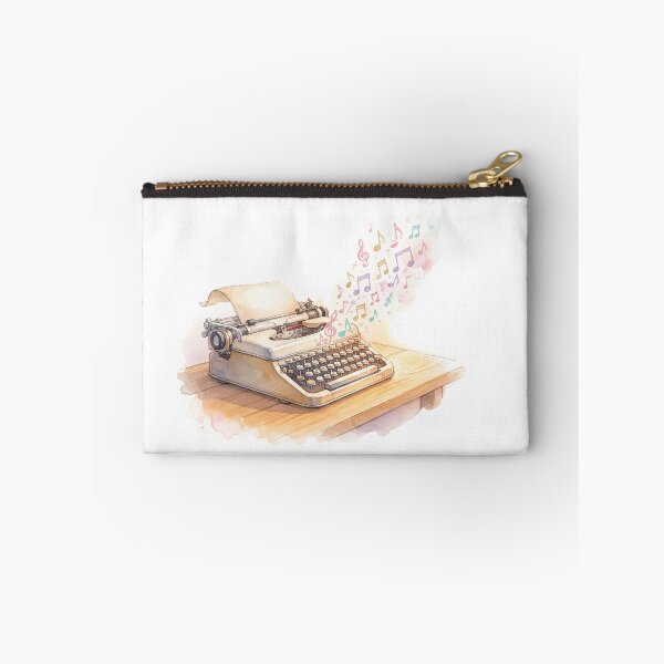 Item preview, Musical Typewriter Watercolour Art designed and sold by made by Golightly x.