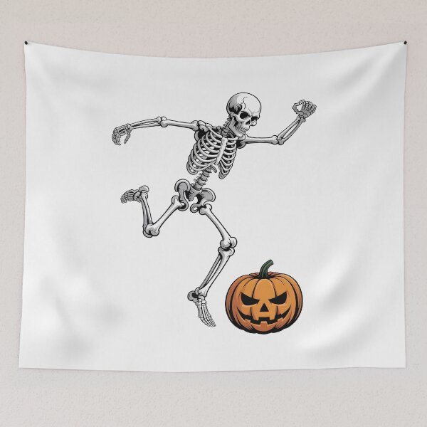 Item preview, 	Dancing Skeleton Pumpkin Halloween Design designed and sold by limanol.