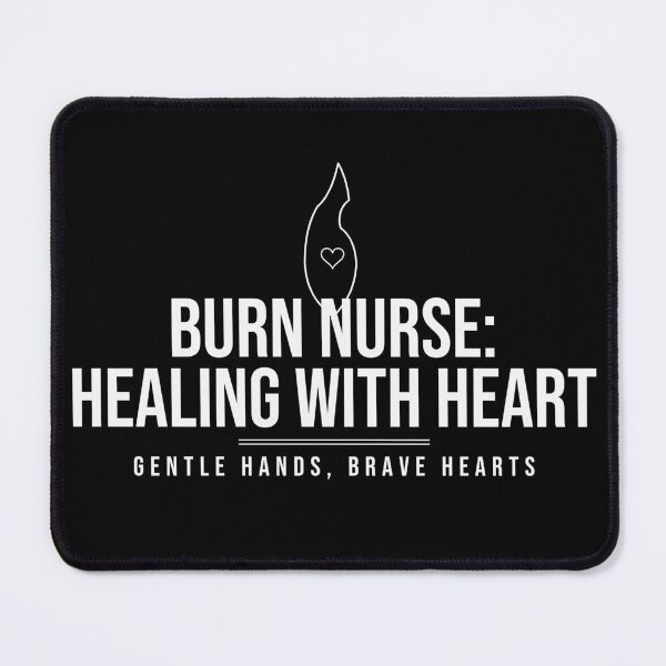 Item preview, Burn Nurse: Healing With Heart Nurse Shirt designed and sold by The Tee Collective.