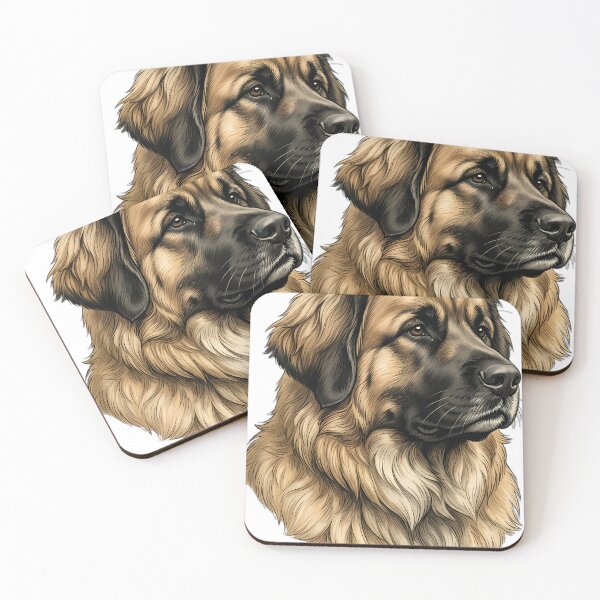 Item preview, Vintage Naturalist Leonberger Portrait — Antique Dog Breed Art designed and sold by Catch333.