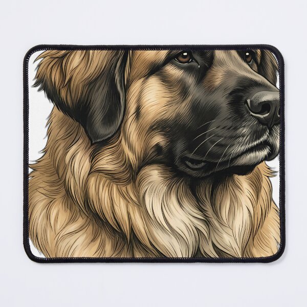 Item preview, Vintage Naturalist Leonberger Portrait — Antique Dog Breed Art designed and sold by Catch333.
