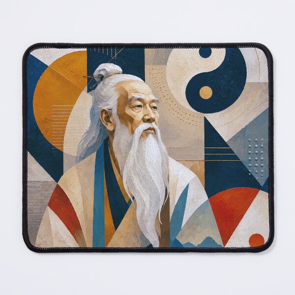 Item preview, Chinese Philosopher Laozi - The Wisdom of Tao painting designed and sold by GalleryKauffeld.