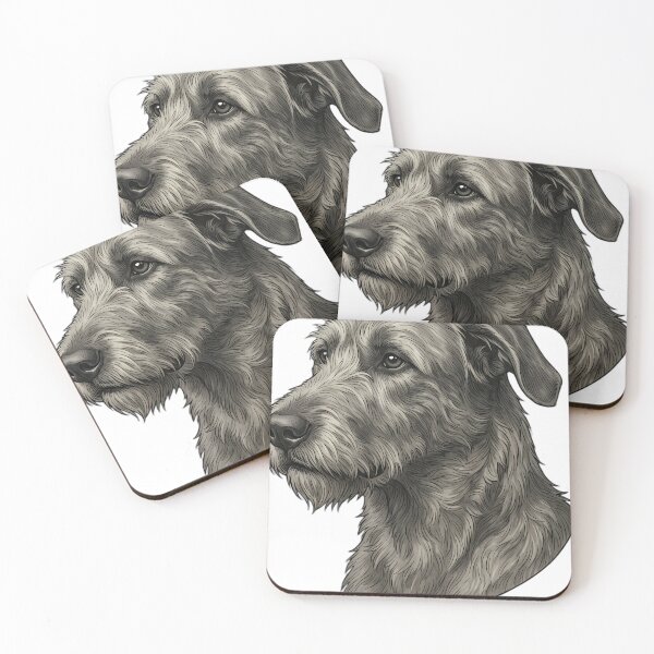Item preview, Vintage Naturalist Irish Wolfhound Portrait — Antique Dog Breed Art designed and sold by Catch333.