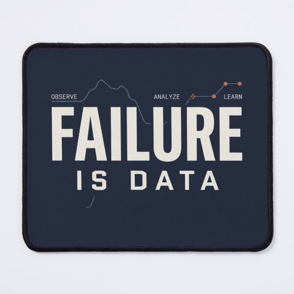 Item preview, Failure Is Data Reliability Engineering Shirt designed and sold by Amr Darwish Graphic designer.