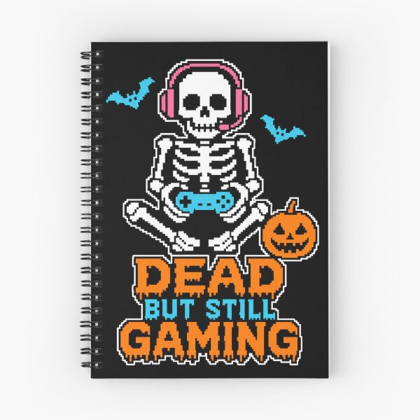 Item preview, Dead But Still Gaming Funny Skeleton Gamer Halloween Shirt designed and sold by digital.stickerperso.com.
