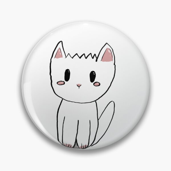 Item preview, White chiibi kitten designed and sold by MysticRacoon6.