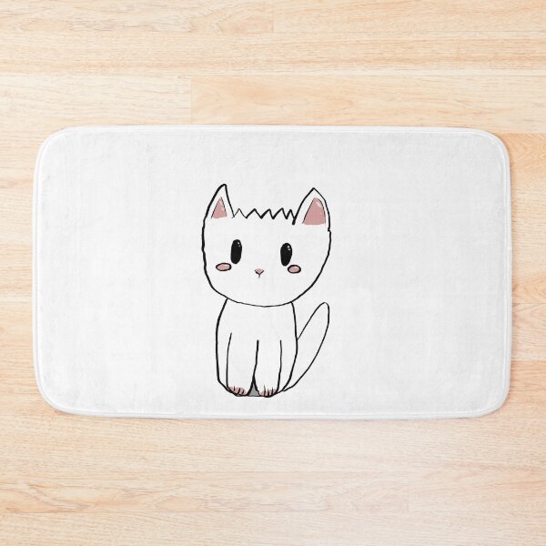 Item preview, White chiibi kitten designed and sold by MysticRacoon6.
