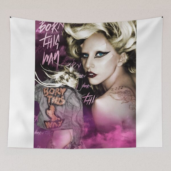 Item preview, Lady Born This Way Poster designed and sold by kahaMWirless.