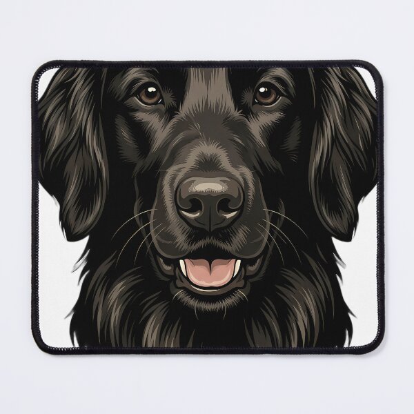 Item preview, Vintage Naturalist Flat Coated Retriever Portrait — Antique Dog Breed Art designed and sold by Catch333.