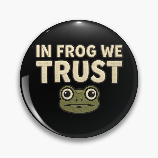 Item preview, IN FROG WE TRUST Bold Protest Art designed and sold by ArtDesignTp.