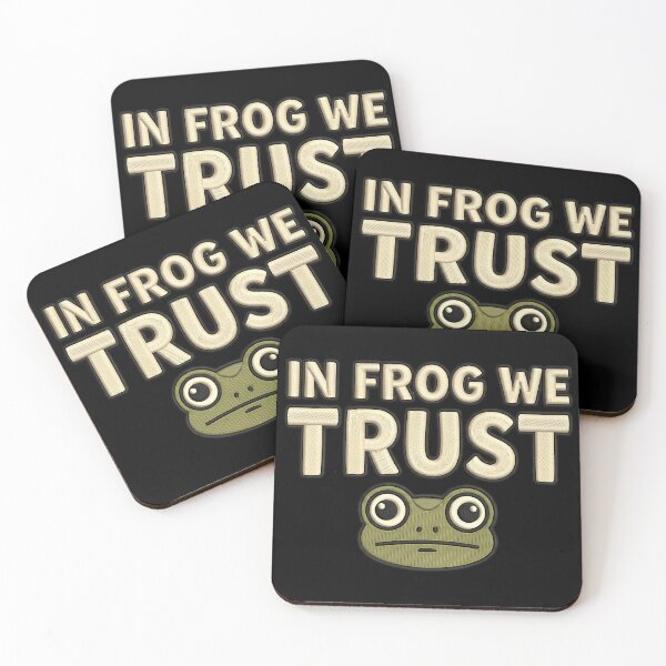 Item preview, IN FROG WE TRUST Bold Protest Art designed and sold by ArtDesignTp.
