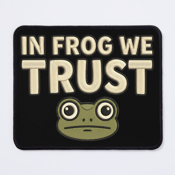 Item preview, IN FROG WE TRUST Bold Protest Art designed and sold by ArtDesignTp.
