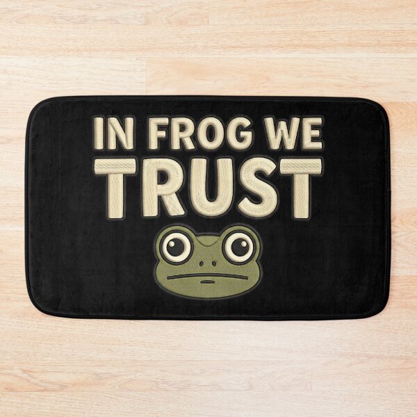 Item preview, IN FROG WE TRUST Bold Protest Art designed and sold by ArtDesignTp.
