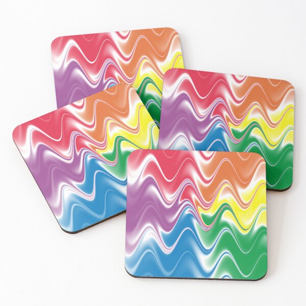 Item preview, Abstract Wavy Colorful Pattern designed and sold by ArtbyDebbieC.