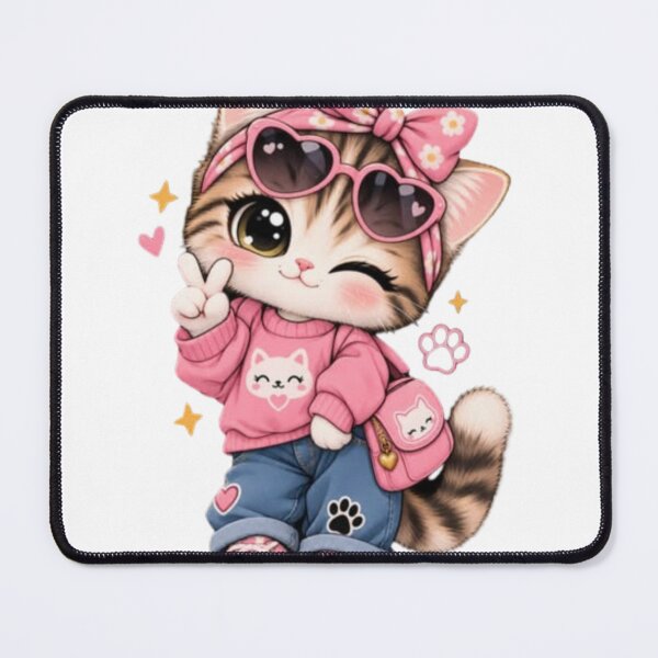 Item preview, Cute Cat Love – Adorable Kitty Lover Design designed and sold by Cool Tee World .