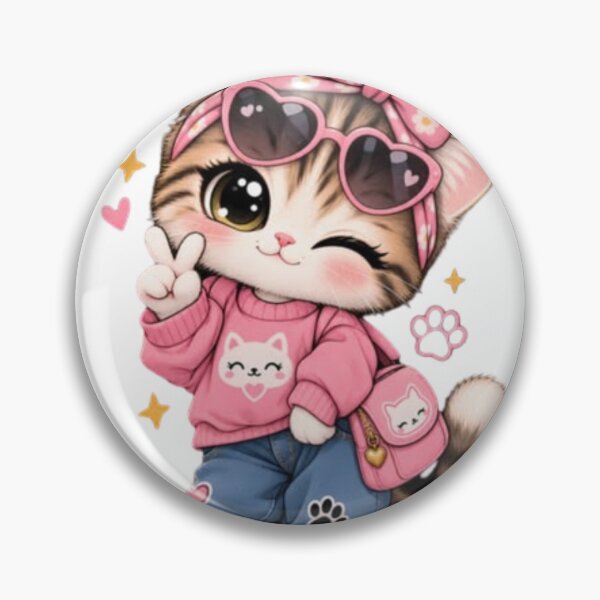 Item preview, Cute Cat Love – Adorable Kitty Lover Design designed and sold by Cool Tee World .