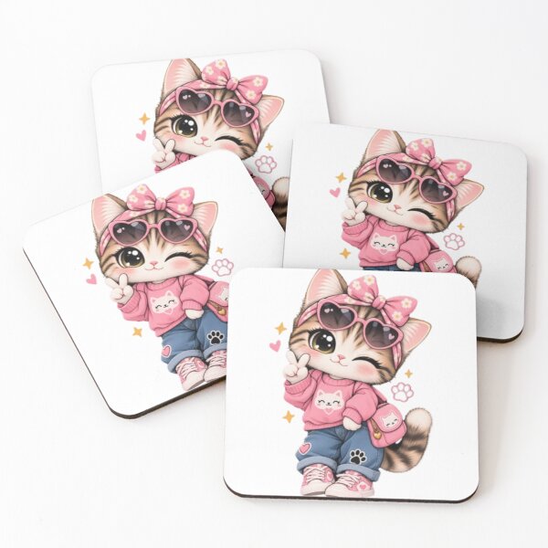Item preview, Cute Cat Love – Adorable Kitty Lover Design designed and sold by Cool Tee World .
