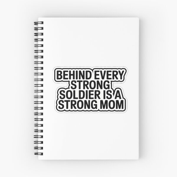 Item preview, Strong Mom Behind the Soldier designed and sold by NiftyWrx.