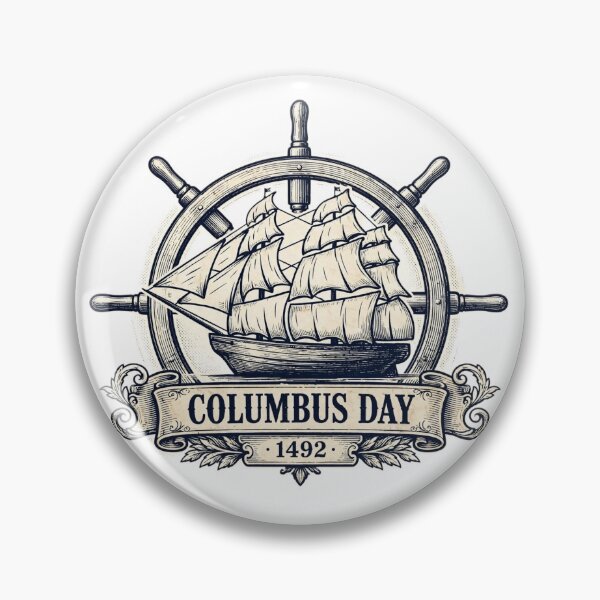 Item preview, Vintage Columbus Day 1492 Map Graphic designed and sold by Nela-&-Lena.