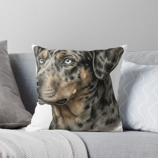 Item preview, Vintage Naturalist Catahoula Leopard Dog Portrait — Antique Dog Breed Art designed and sold by Catch333.