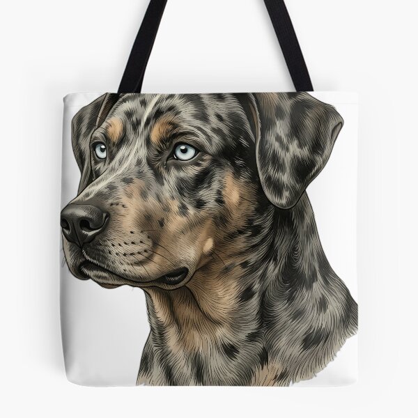 Item preview, Vintage Naturalist Catahoula Leopard Dog Portrait — Antique Dog Breed Art designed and sold by Catch333.