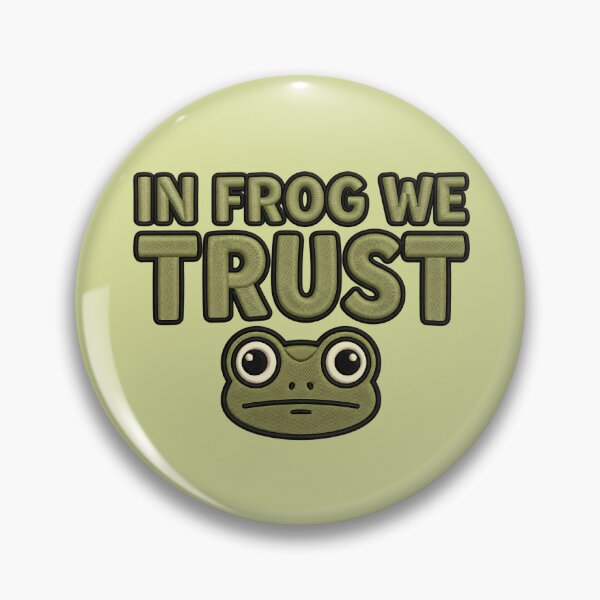 Item preview, Protest Frog IN FROG WE TRUST Art designed and sold by ArtDesignTp.
