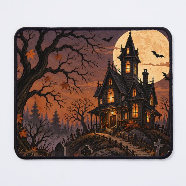 Item preview, Halloween Haunted House designed and sold by RobertMartinArt.