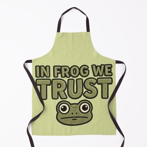 Item preview, Protest Frog IN FROG WE TRUST Art designed and sold by ArtDesignTp.