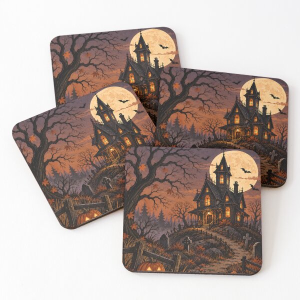 Item preview, Halloween Haunted House designed and sold by RobertMartinArt.