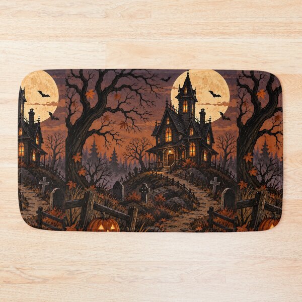 Item preview, Halloween Haunted House designed and sold by RobertMartinArt.