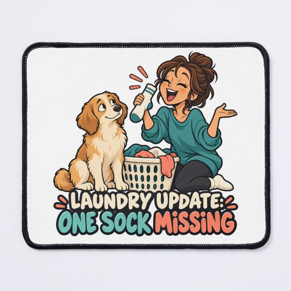Item preview, Laundry Update: One Sock Missing designed and sold by Chase The Trend.