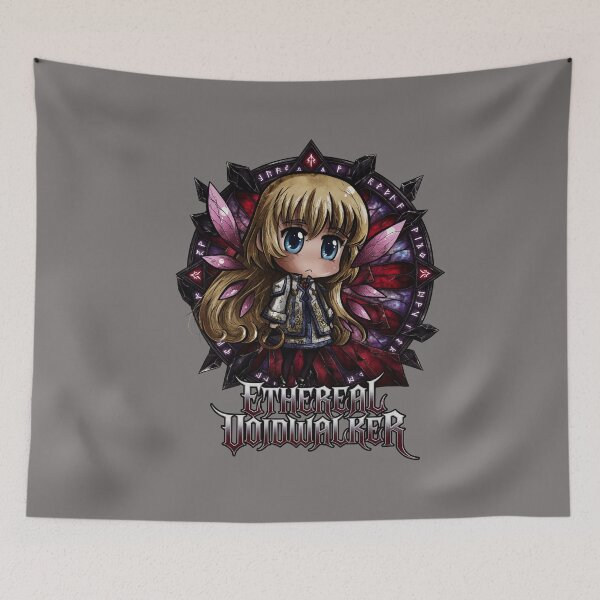 Item preview, Chibi Fairy Anime Girl Gold Ring Rising Sun Tee-35 designed and sold by BorisDewald.