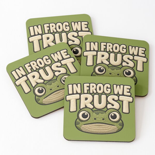 Item preview, IN FROG WE TRUST Protest Art designed and sold by ArtDesignTp.