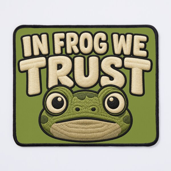 Item preview, IN FROG WE TRUST Protest Art designed and sold by ArtDesignTp.
