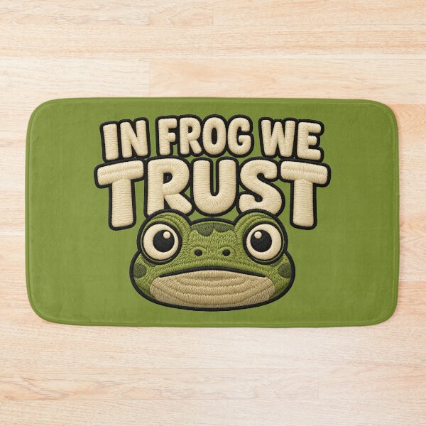 Item preview, IN FROG WE TRUST Protest Art designed and sold by ArtDesignTp.