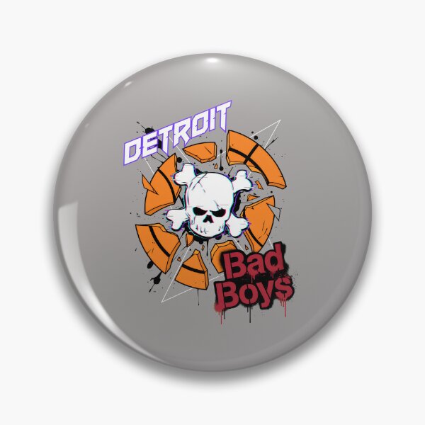 Item preview, Detroit Bad Boys Skull Basketball Vintage-27 designed and sold by NicoleBer.