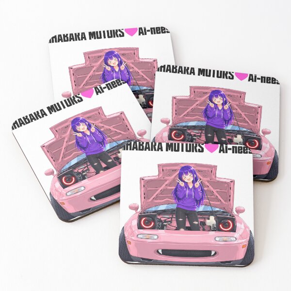 Item preview, Pink NA Miata Engine Swap Memorial - Anime Girl Ai-neesan designed and sold by AKIHABARAMOTORS.