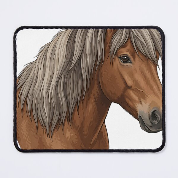 Item preview, Vintage Naturalist Icelandic Horse Portrait — Antique Horse Breed Art designed and sold by Catch333.