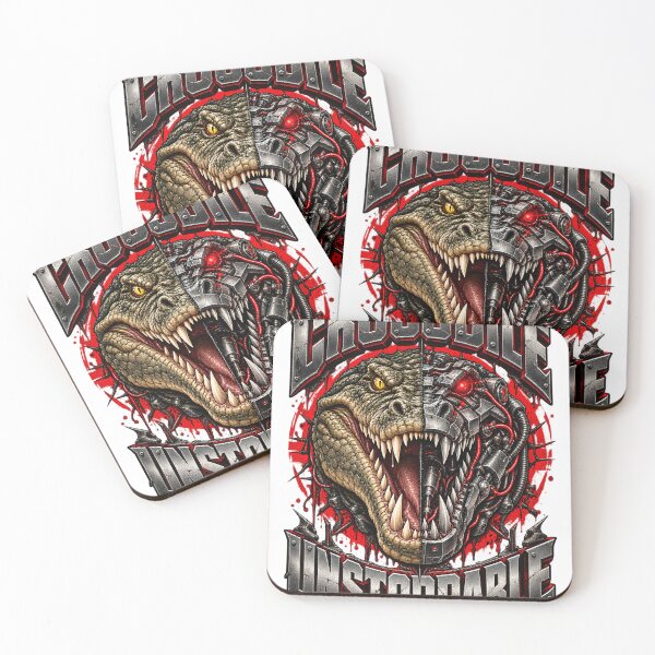 Item preview, Cyborg Crocodile Unstoppable Apex Predator Graphic designed and sold by ZayCreates.