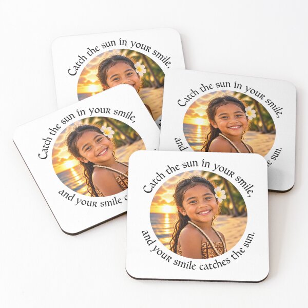 Item preview, Polynesian Joy Proverb - Catch the sun in your smile | Pacific Art designed and sold by ShakaLife.org.