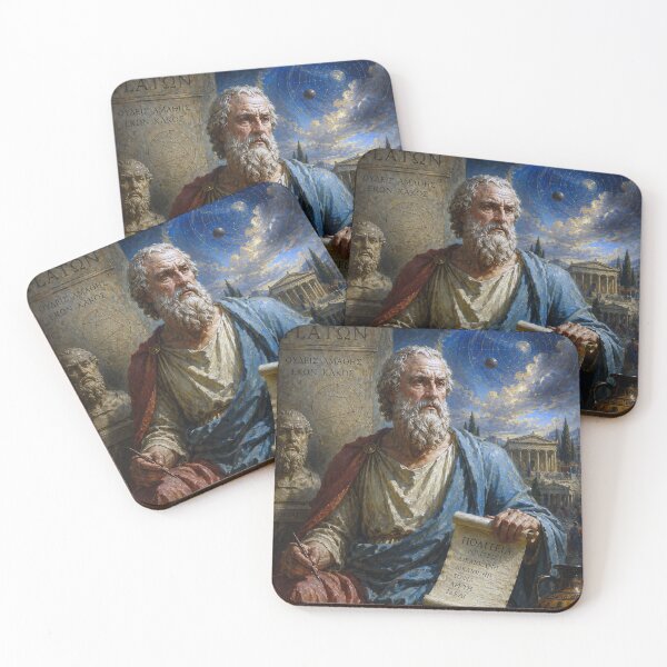 Item preview, Plato – Ancient Greek Philosopher Painting designed and sold by GalleryKauffeld.