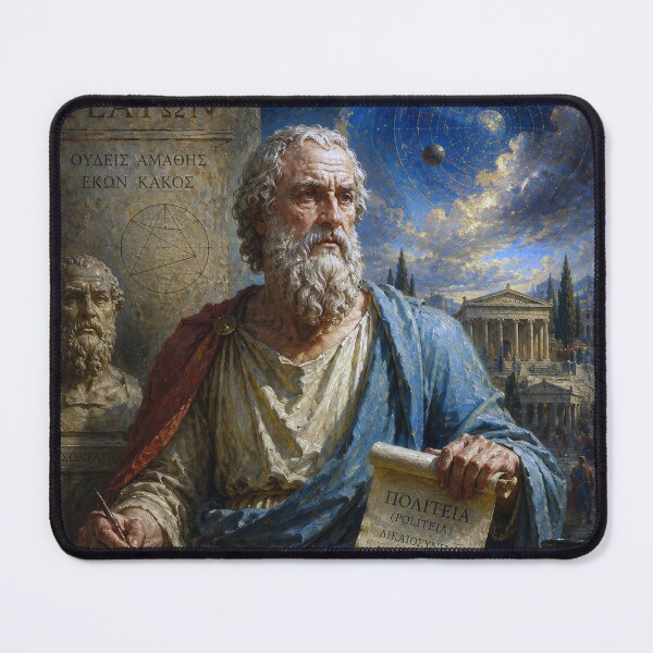 Item preview, Plato – Ancient Greek Philosopher Painting designed and sold by GalleryKauffeld.