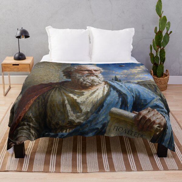 Item preview, Plato – Ancient Greek Philosopher Painting designed and sold by GalleryKauffeld.