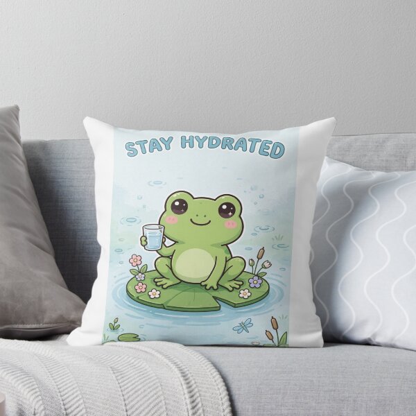 Item preview, Stay Hydrated Cute Frog Design - Kawaii Froggy Gift designed and sold by FakePeopleSuck.