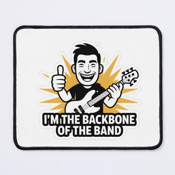 Item preview, Confident Bass Guitar Player designed and sold by NiftyWrx.