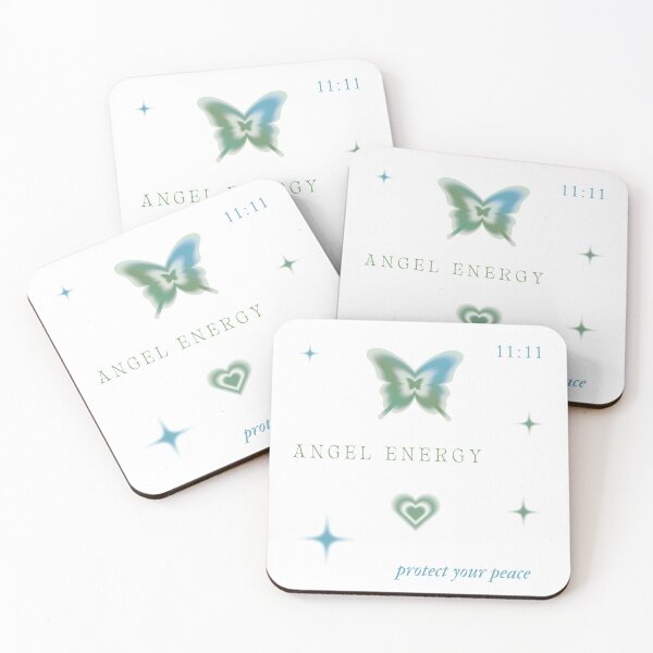 Item preview, Angel Energy | Protect Your Peace | 11:11 | Aura | Manifestation | Pack | Blue | Green designed and sold by The Turquoise Brush.