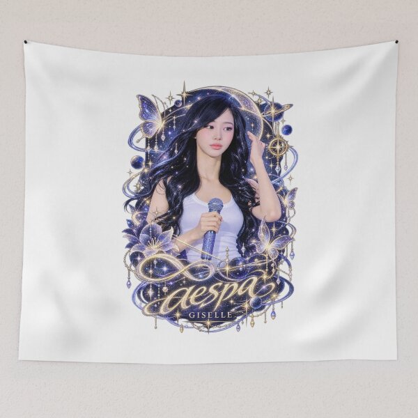Item preview, Edgy aespa Giselle Casual Concert Orbit Poster designed and sold by Valereekmerch.