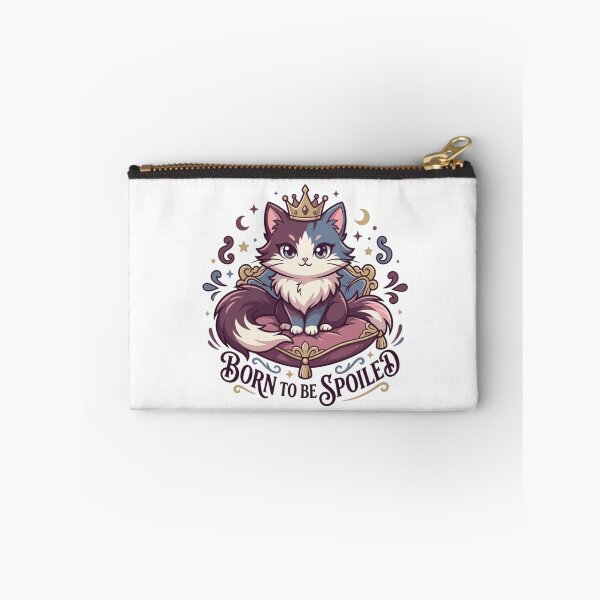 Item preview, Born To Be Spoiled Royal Crowned Cat Vintage Crest  designed and sold by mood-draftsman.