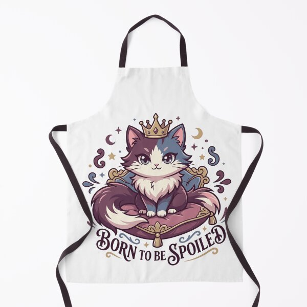 Item preview, Born To Be Spoiled Royal Crowned Cat Vintage Crest  designed and sold by mood-draftsman.