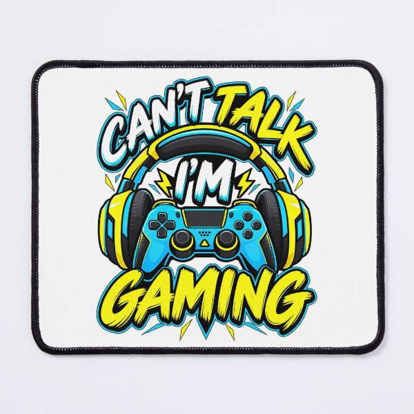 Item preview, Funny Gamer Quote, Cant Talk Im Gaming Funny Gamer Quote designed and sold by graphic-genie.